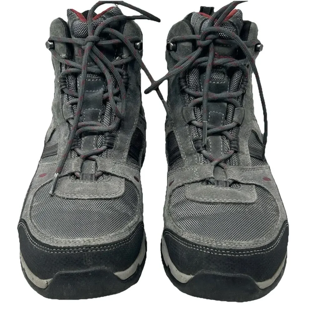L.L. Bean Men's Hiking Boots Size‎ 9 Gray Suede Tek 2.5 Waterproof Ankle 299636